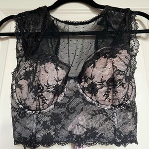 New - black lace Victoria’s Secrets Bralette
